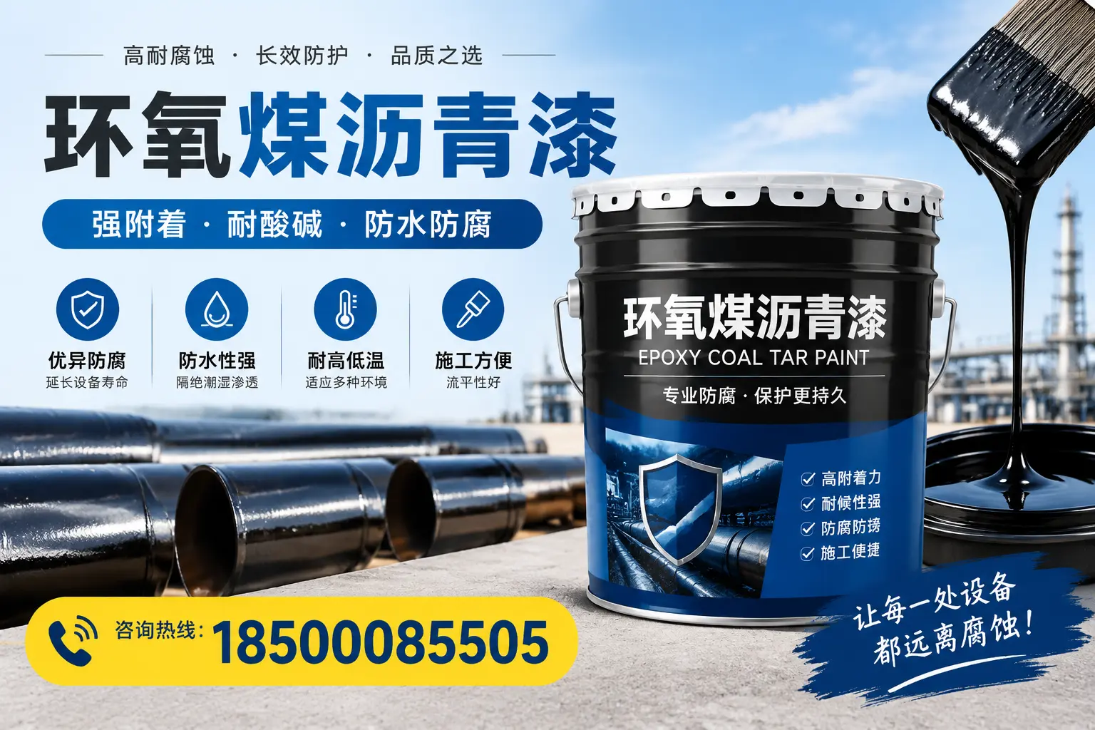 环氧煤沥青漆的使用范围与适用场景，详尽介绍